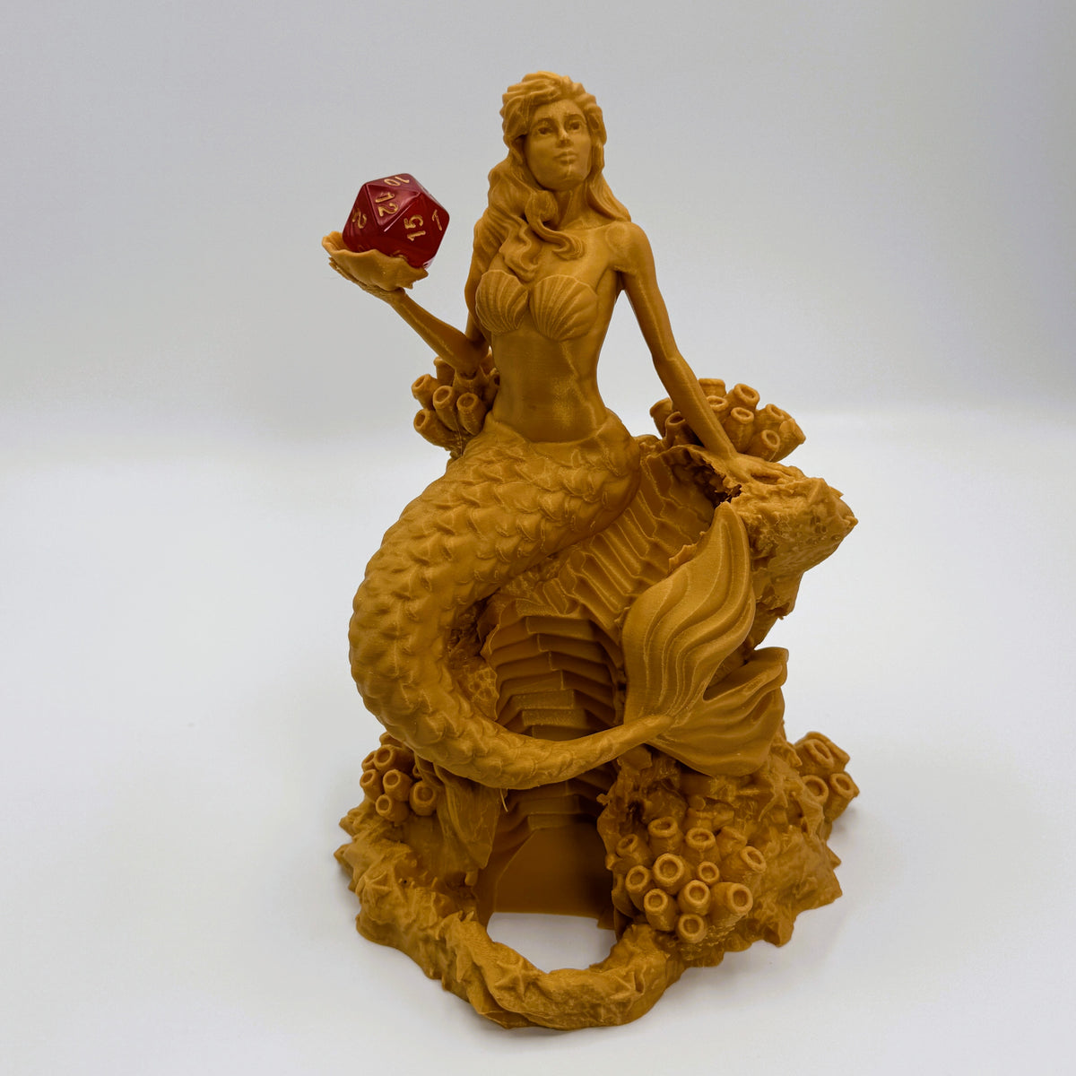 Mermaid Dice Vault and Tower, Tabletop RPG Accessory, Unique Dice Roller